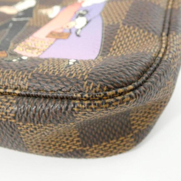 LOUIS VUITTON Brown Damier Pouch - Picture 3 of 7